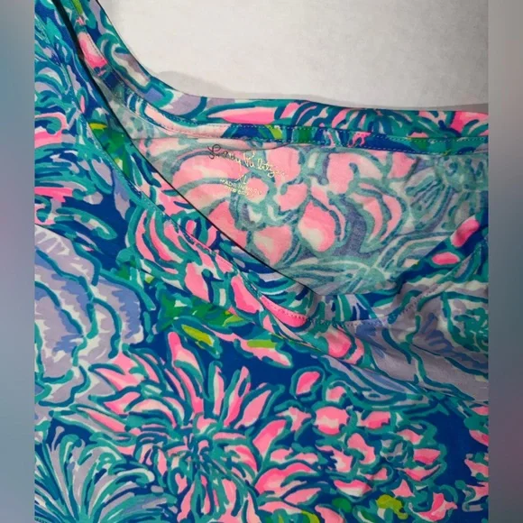Lilly Pulitzer Multicolor Floral Long Sleeve Top - Picture 3 of 3